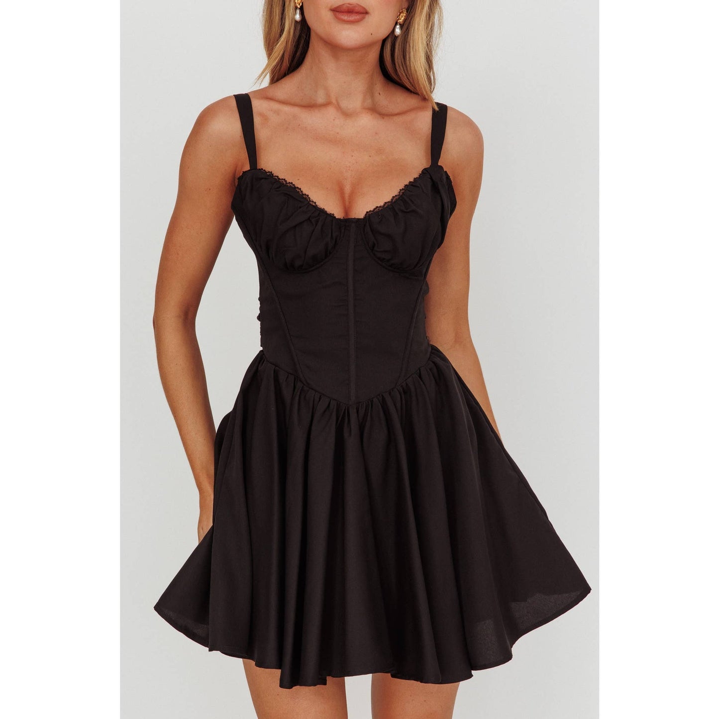 SWEETHEART CORSET MINI DRESS