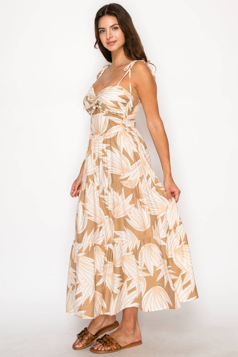 Meet Me In Santorini Eos Drift Maxi Dress