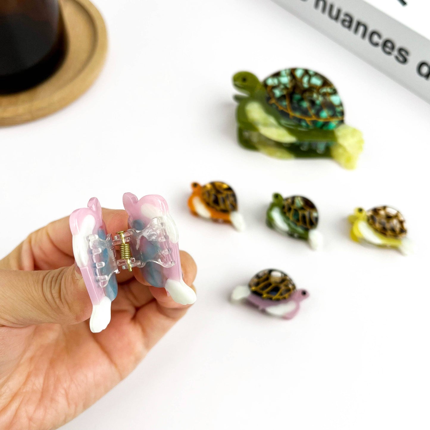 L'Atelier Collection Mini Turtle Clip