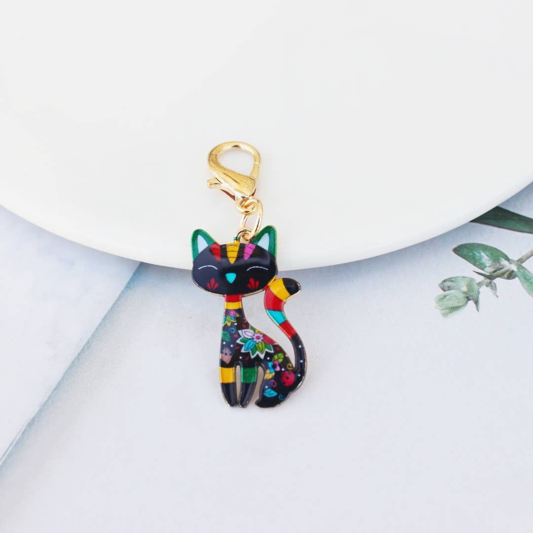 Colorful Cat Charm