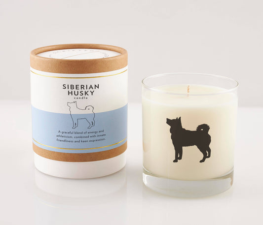 Siberian Husky Dog Breed Soy Candle
