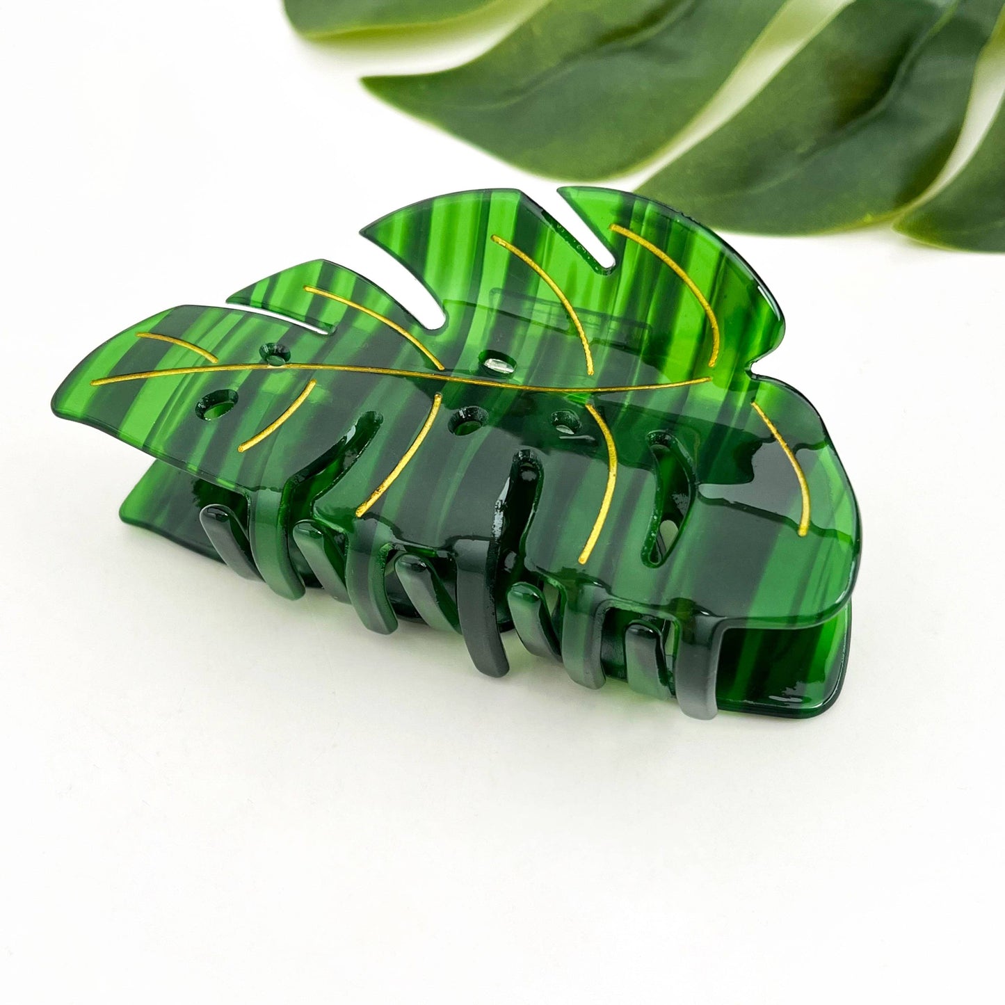 L'Atelier Collection Palm Leaf Claw Clip