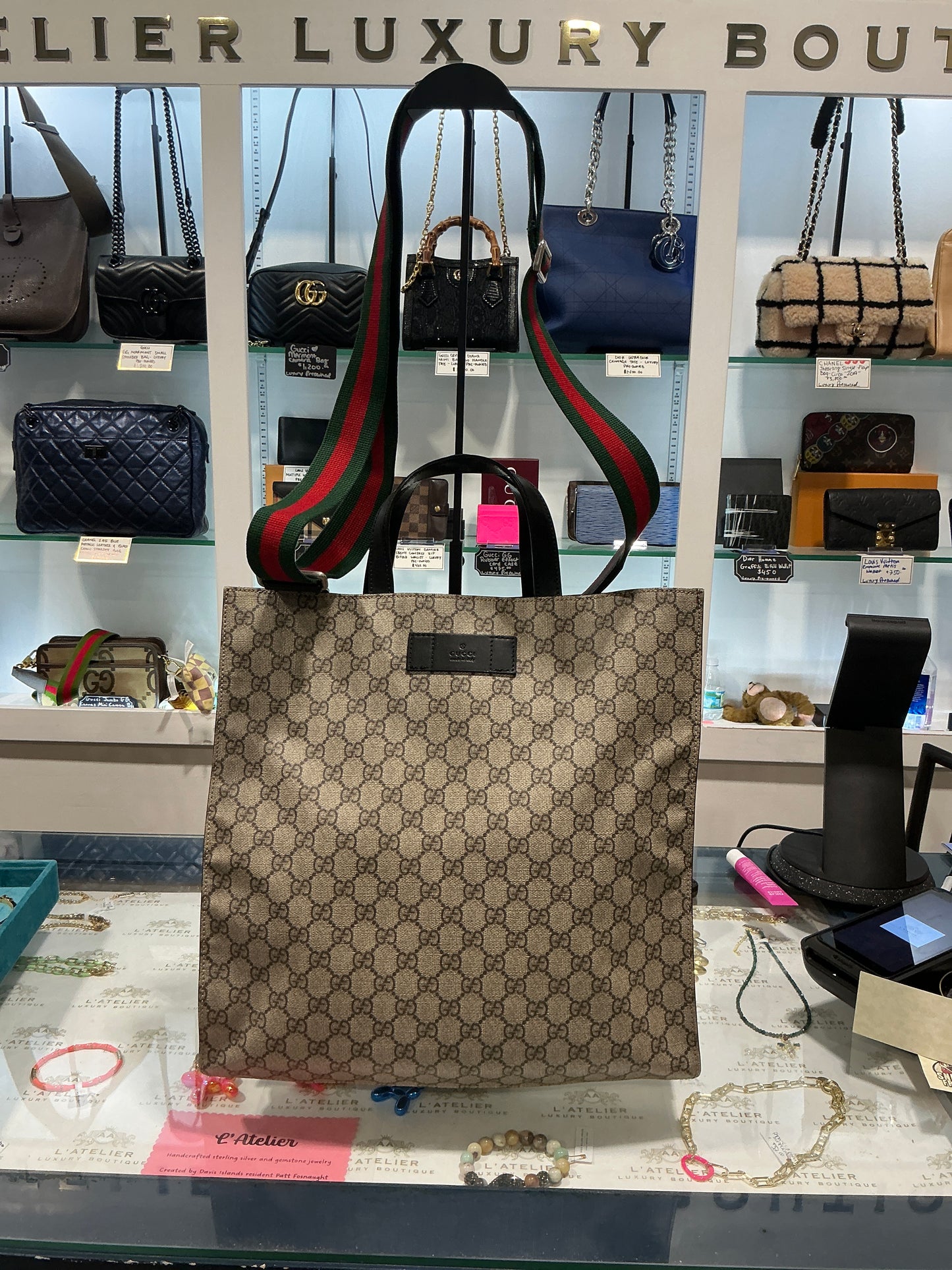 Gucci Supreme Soft Tote - Luxury Pre-owned