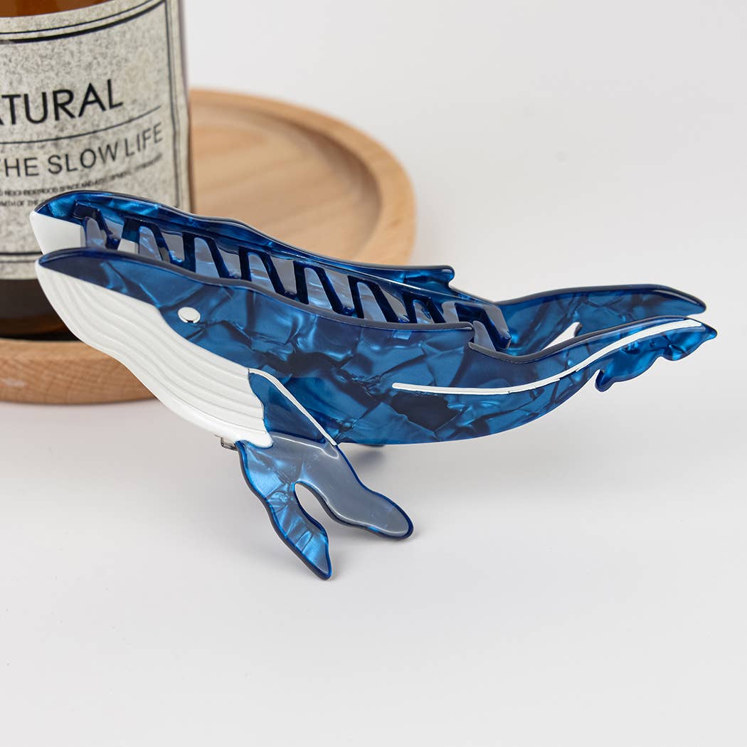 L'Atelier Collection Blue Whale Claw Clip
