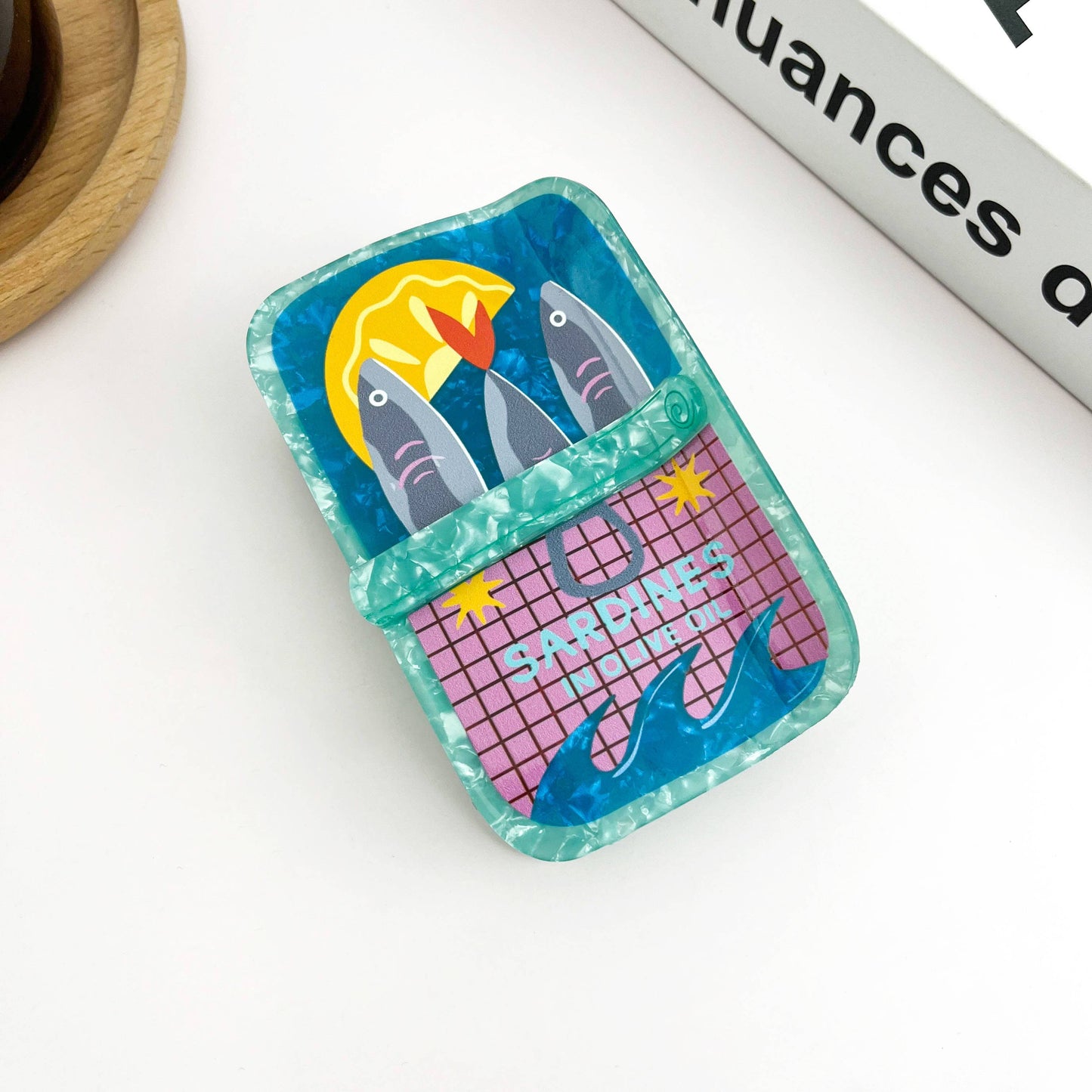L'Atelier Collection Preppy Sardine Claw Clip