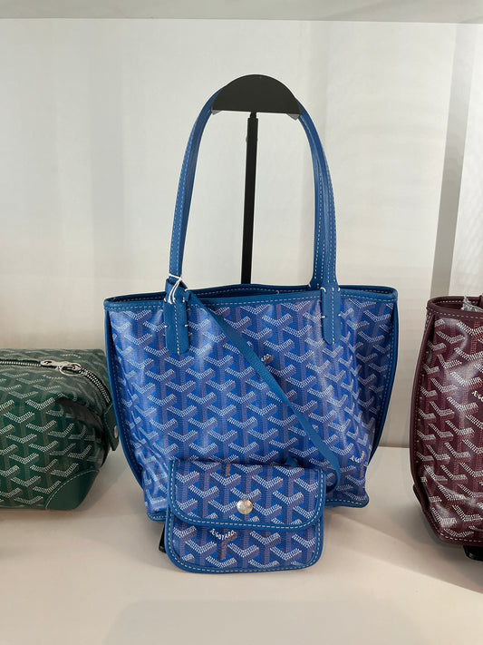 Goyard Mini Anjou Reversible Tote - Blue | Luxury Pre-Owned | #74