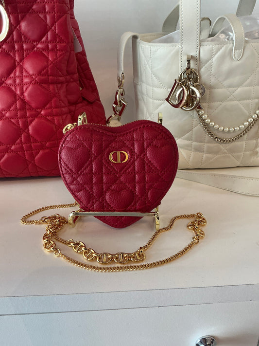 Christian Dior Caro Heart Pouch | Luxury Pre-Owned | #76