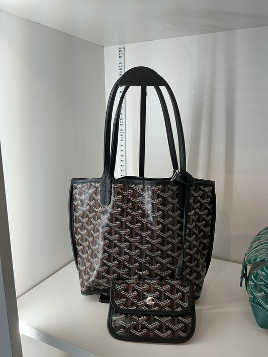 Goyard Mini Anjou Reversible Tote – Black | Luxury Pre-Owned | #75
