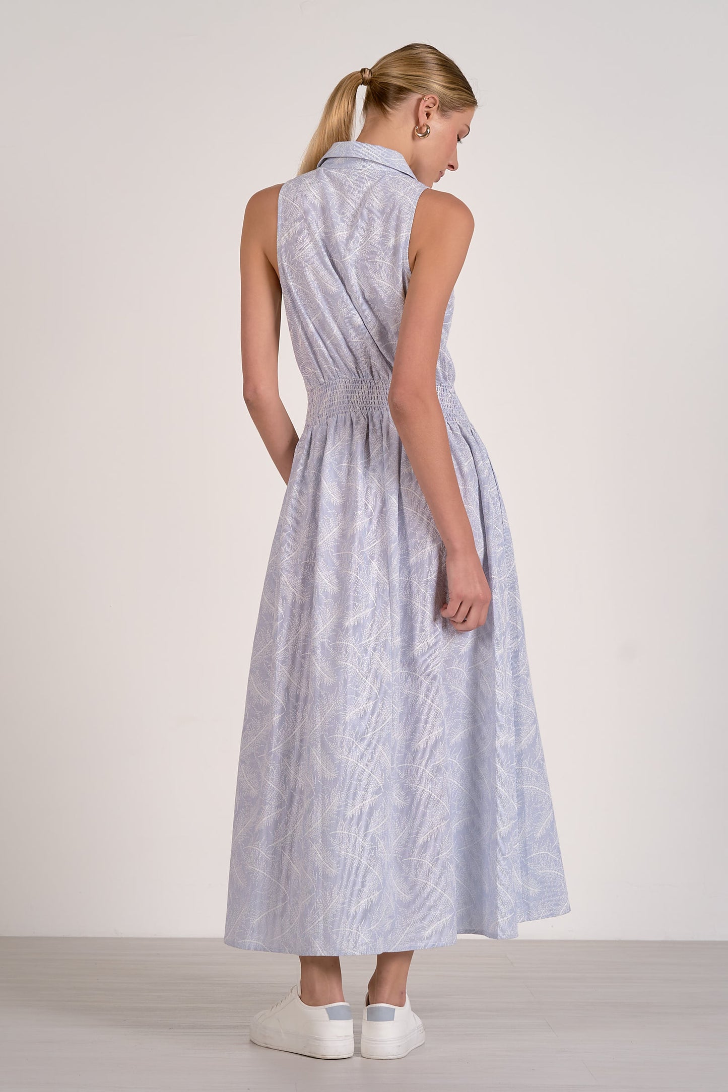Elan Maxi Collared Dress