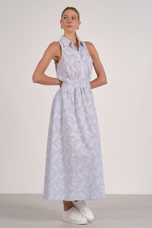 Elan Maxi Collared Dress