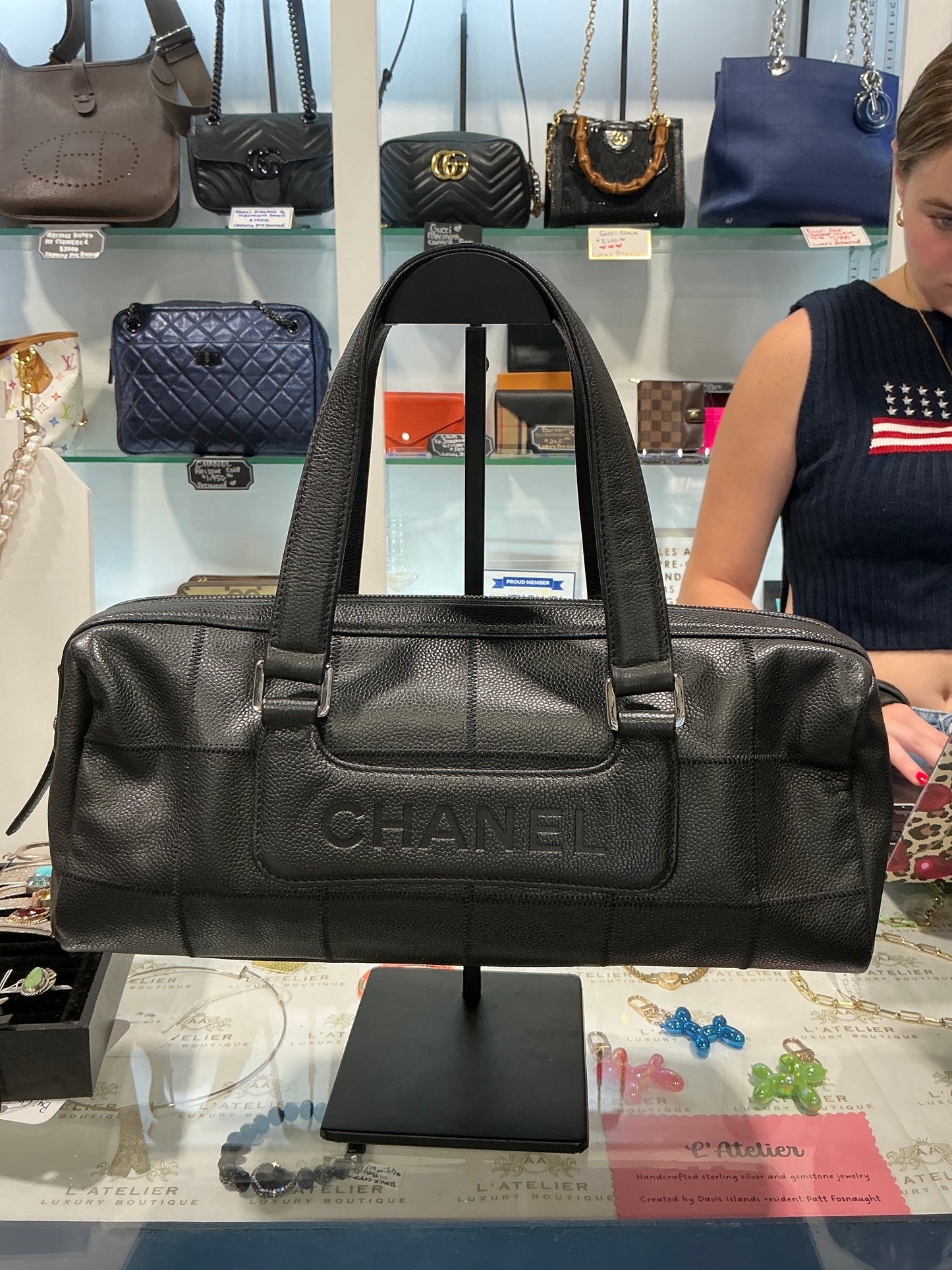 Chanel Chocobar Bowler Bag - Luxury Pre-owned