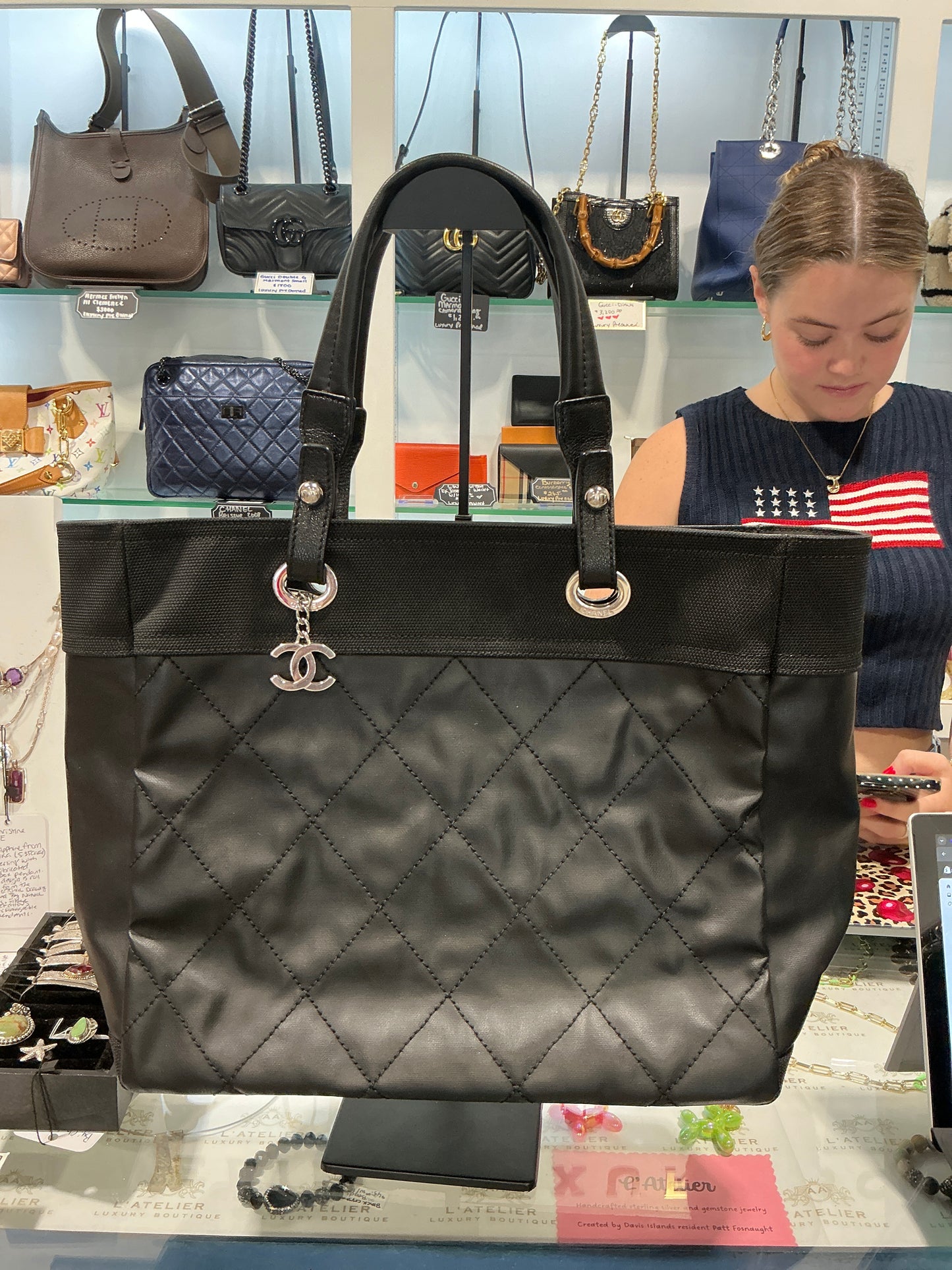 Chanel Large Quilted Paris Biarritz Tote - Luxury Pre-owned