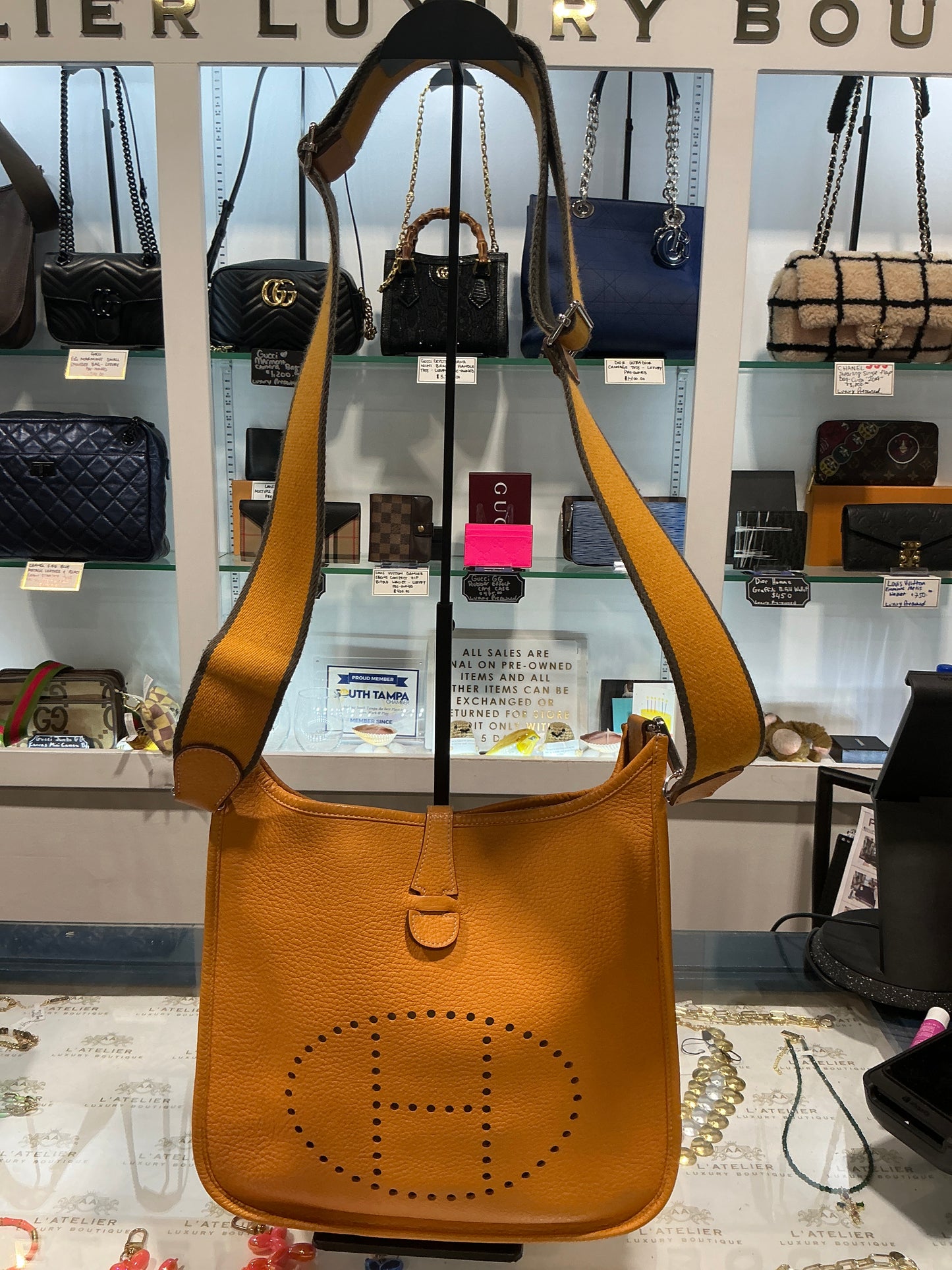Hermes Evelyn 111 Clemence - Luxury Pre-Owned