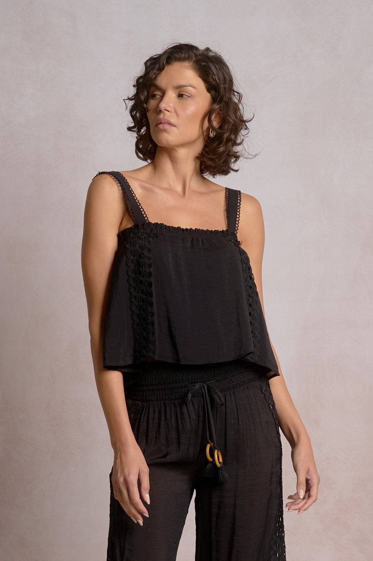 Elan Embroidered Tank Top