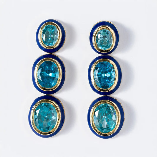 GEMMIES Pierre Earrings