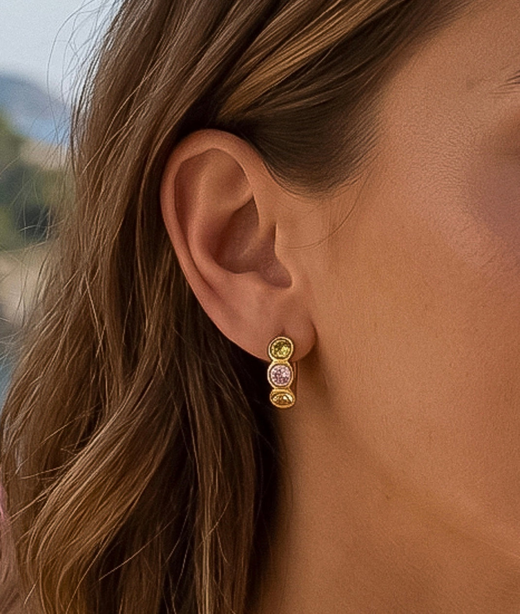 L'Atelier Collection Azelia Hoop Earrings