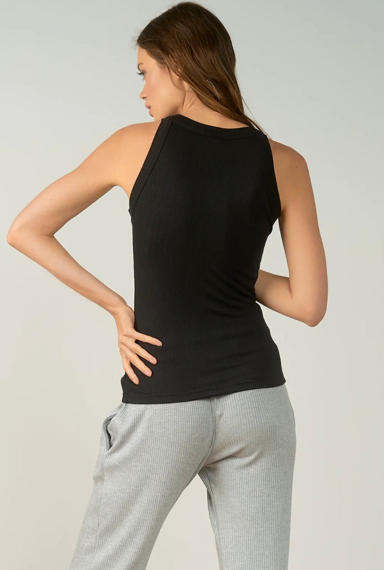 Elan Racerback Ribbed Tank Top