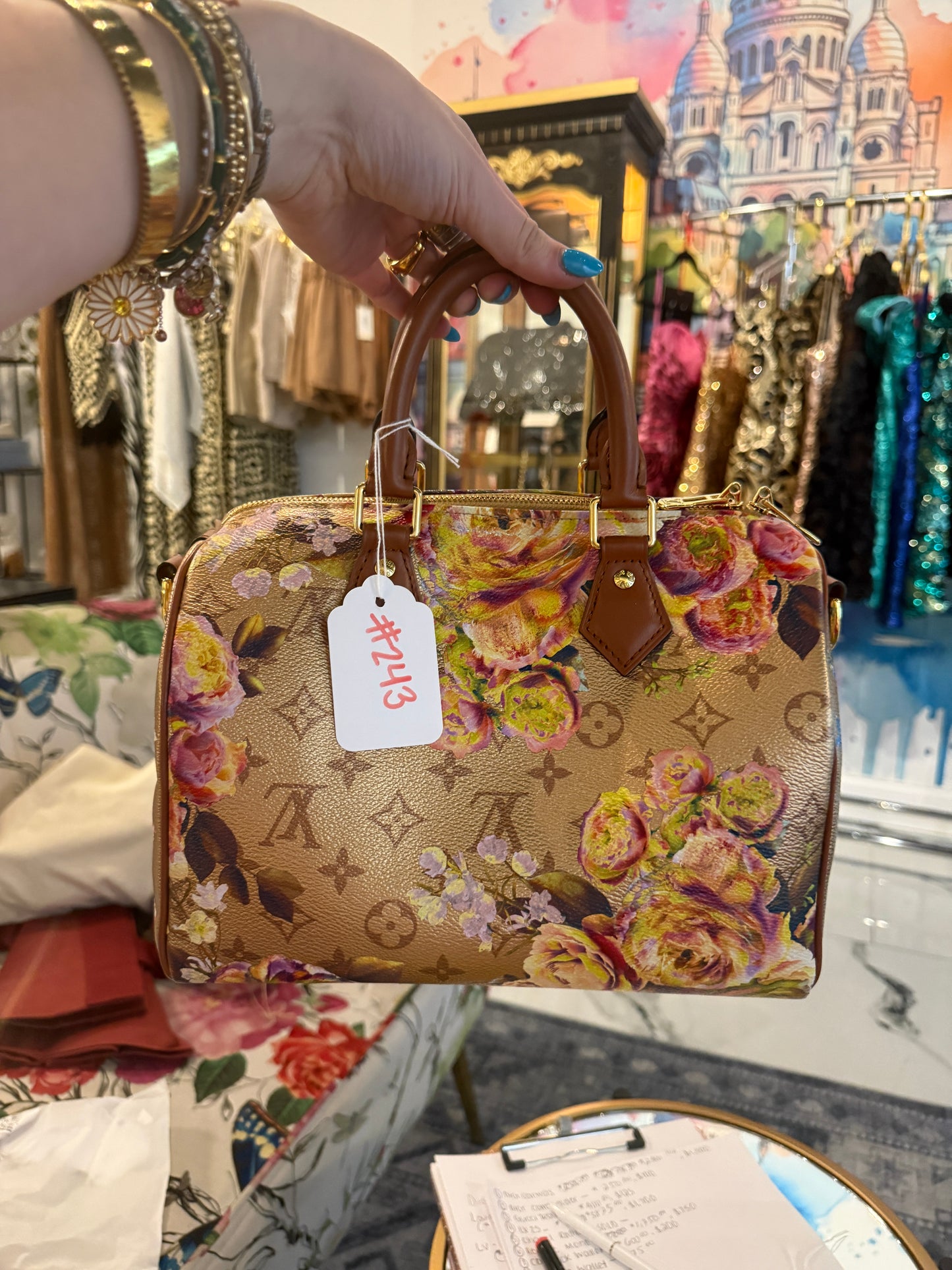 Louis Vuitton Limited Edition LV Garden Speedy Bandoulière 25 Floral Monogram | Luxury Pre-Owned | #243