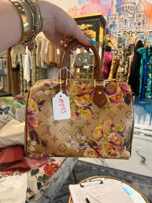Louis Vuitton Limited Edition LV Garden Speedy Bandoulière 25 Floral Monogram | Luxury Pre-Owned | #243