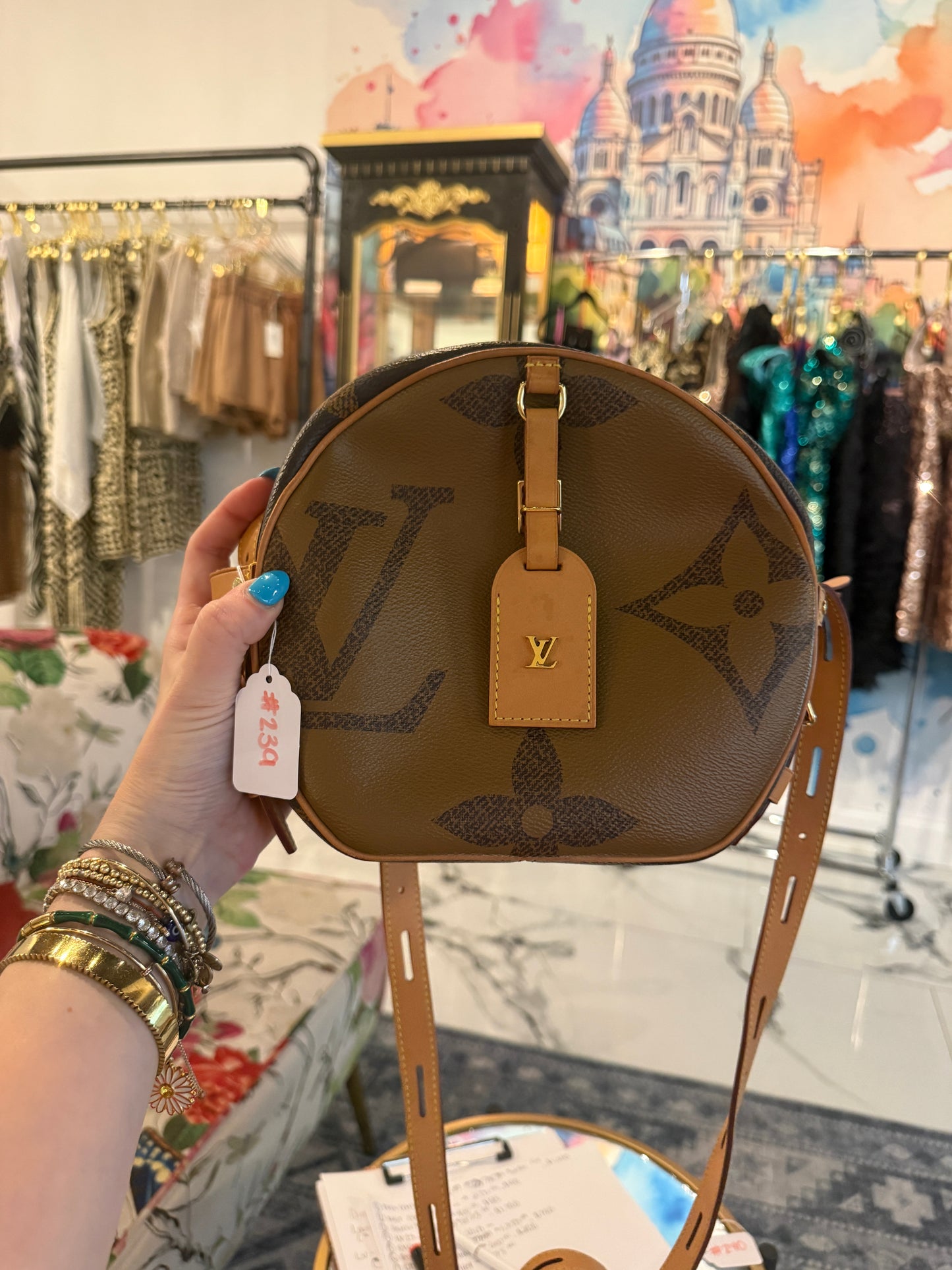 Louis Vuitton Boîte Chapeau Souple Giant Reverse Monogram | Luxury Pre-Owned | #239