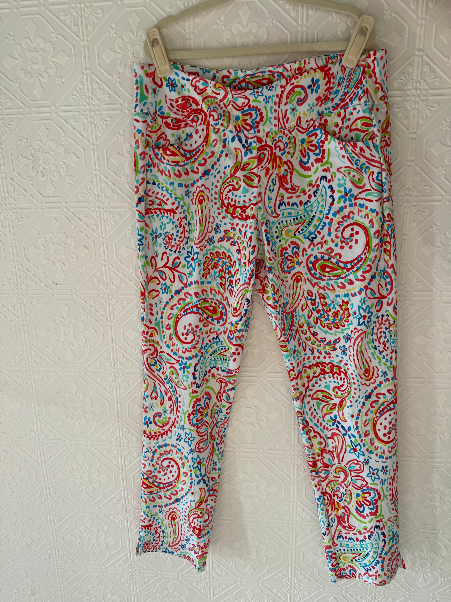 Aryeh Claudia Slim Cropped Leggings (L)