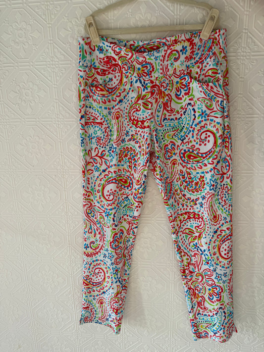 Aryeh Claudia Slim Cropped Leggings (L)