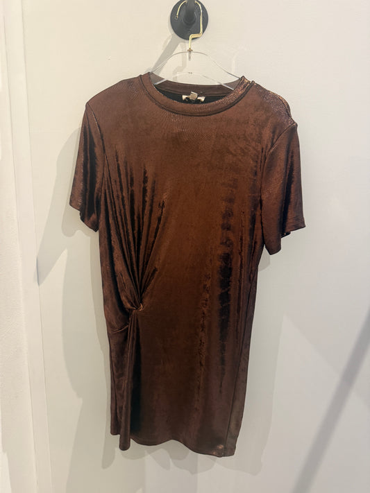 Elan Glitter Knotted Dress