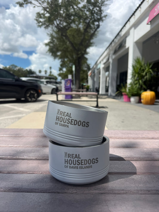 L'Atelier Collection "Real Housedogs" Dog Bowls