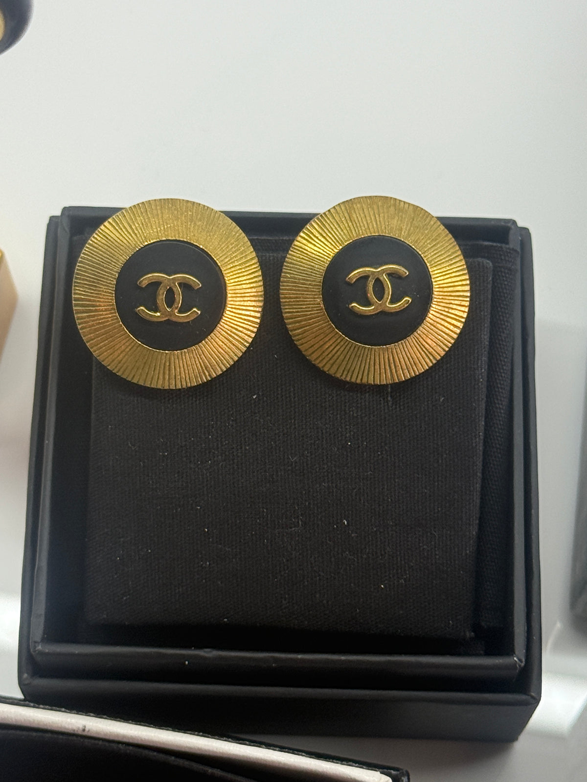 Chanel Vintage CC Clip On Earrings | Luxury Pre-Owned