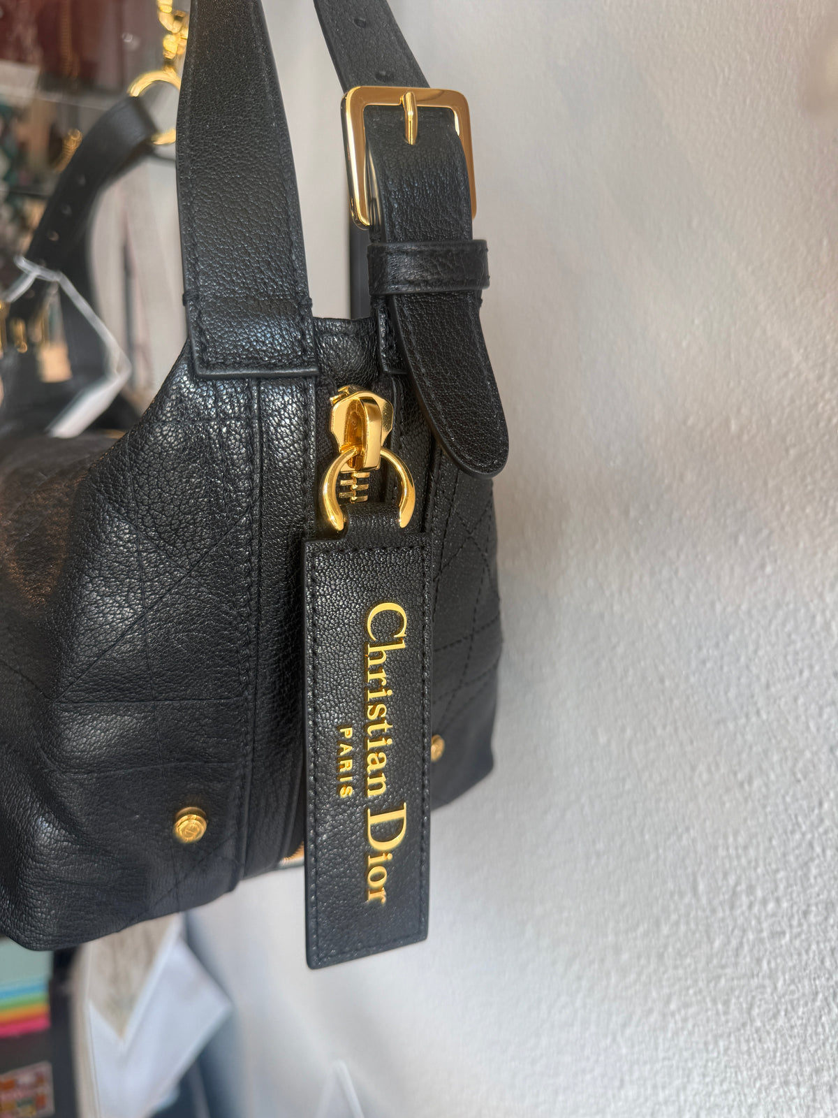 Dior Small D-Journey Bag in Crinkled Calfskin | Luxury Pre-Owned | #179