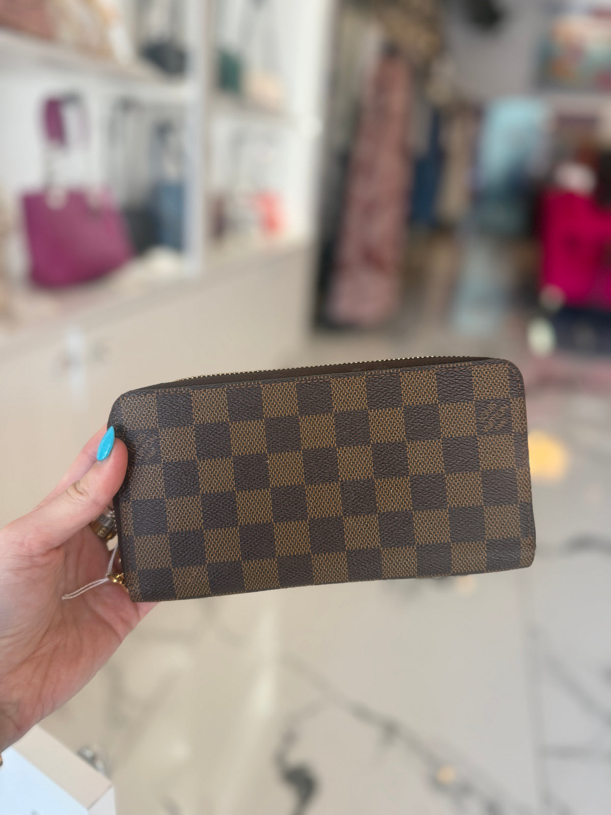 Louis Damier Ebene Zippy Wallet | Luxury Pre-Owned | #163
