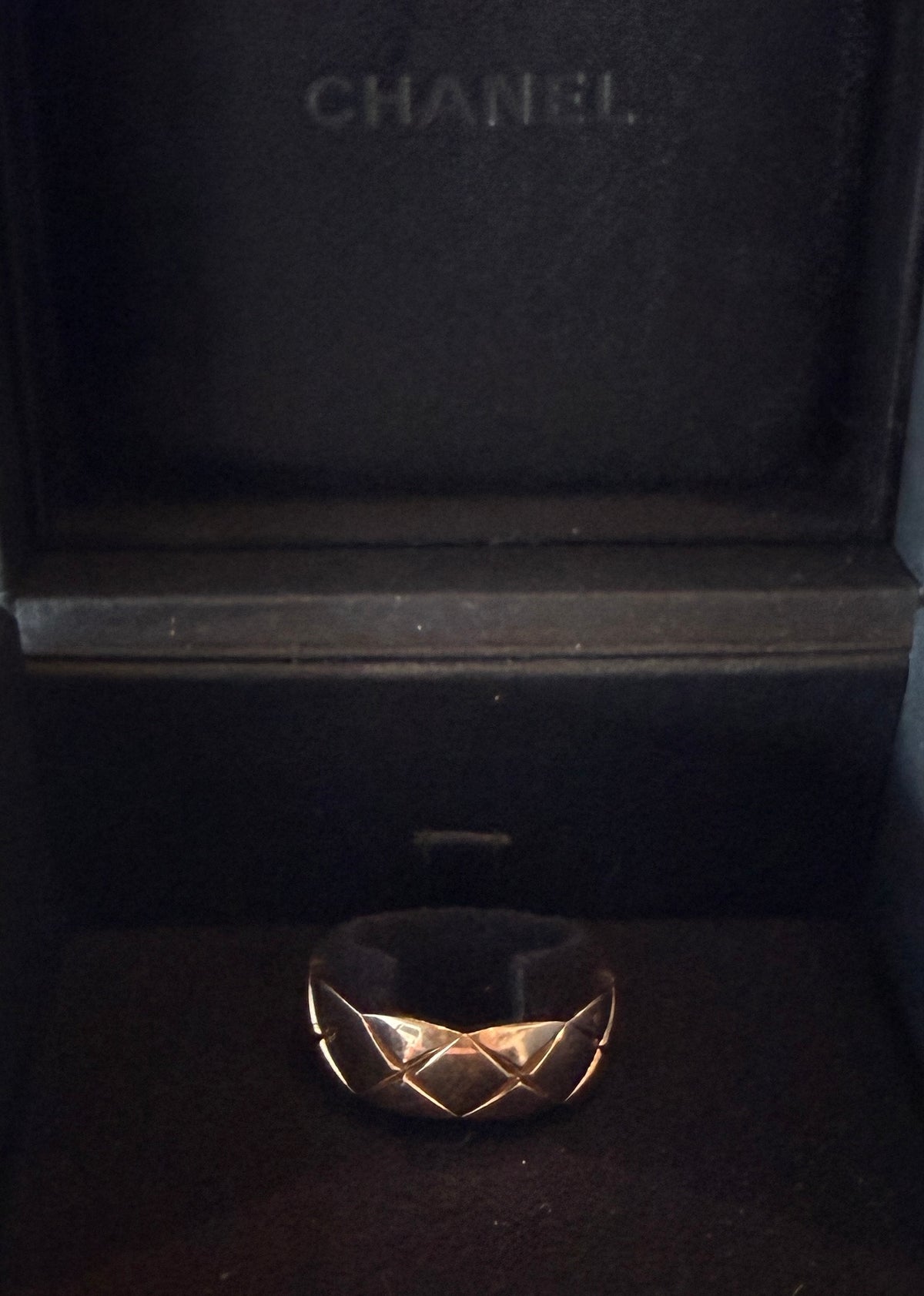 Chanel Rose Gold Ring - Size 8 | Luxury Pre-Owned