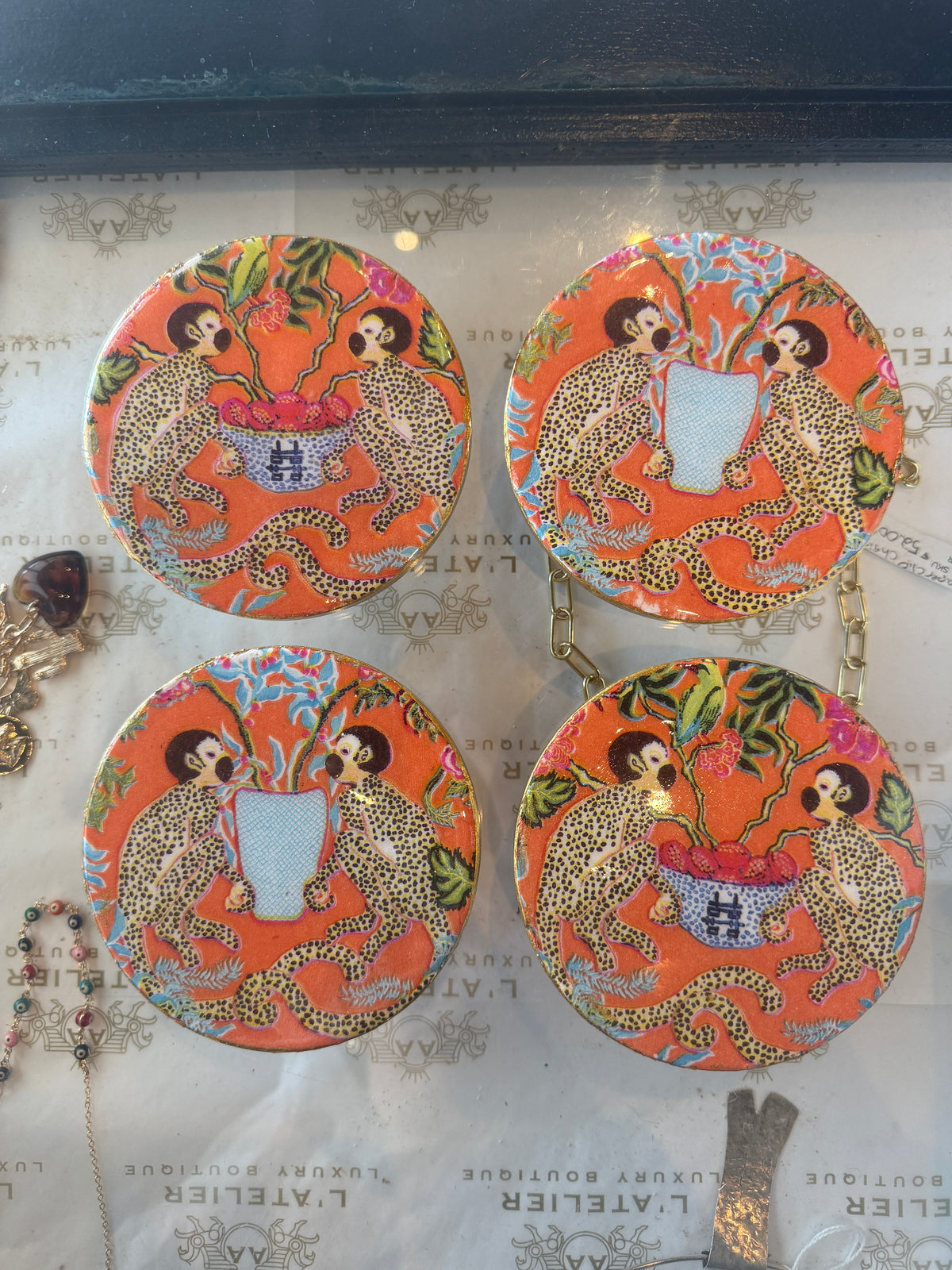 Seventh & Grace Four Coaster Set
