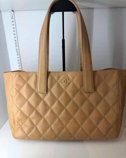 Vintage Chanel Quilted Leather Tote, 2004-2005 | Luxury Pre-Owned | #274