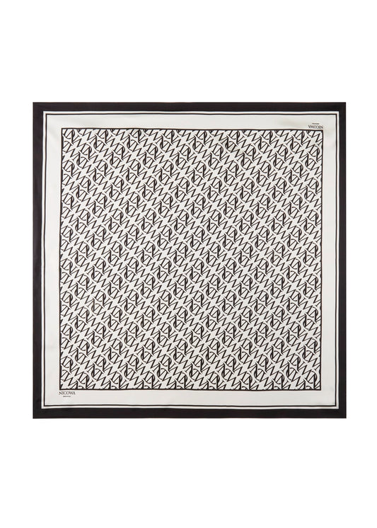 AURONA Silk Scarf w NCW Monogram