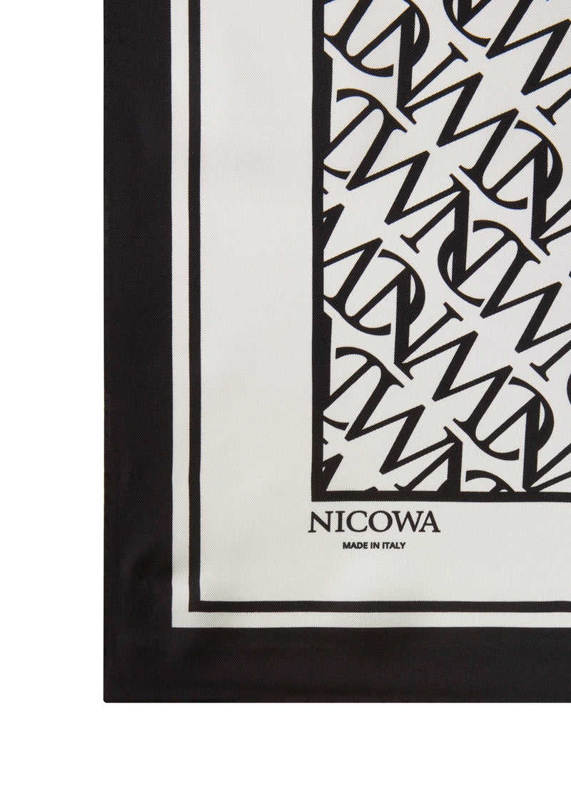 AURONA Silk Scarf w NCW Monogram