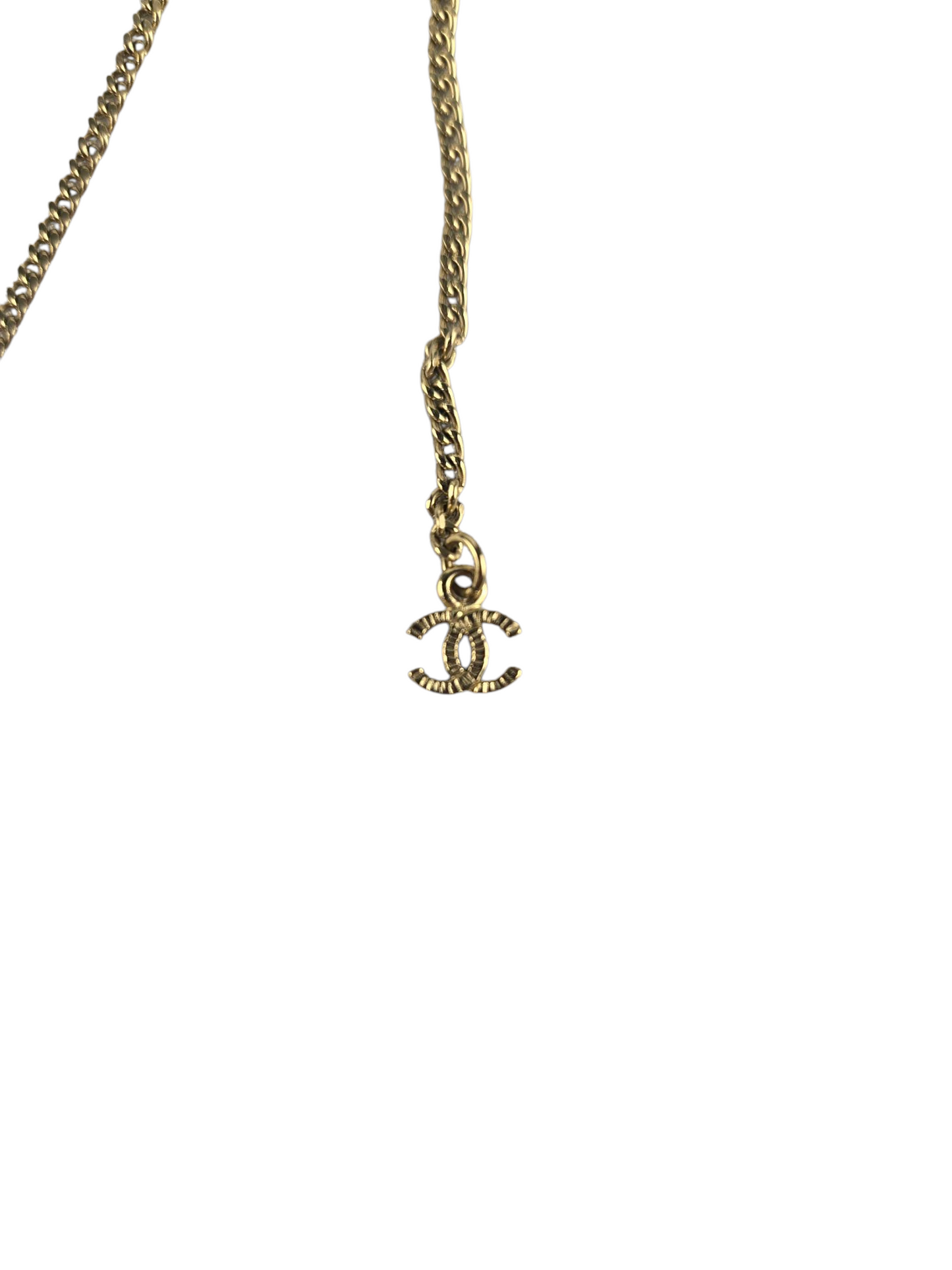 Chanel Crystal Flower Pendant Necklace Pre-owned