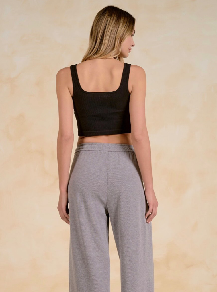 Elan Wide Leg Grey Pants