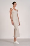 Elan Ribbed Maxi Stretch Dress
