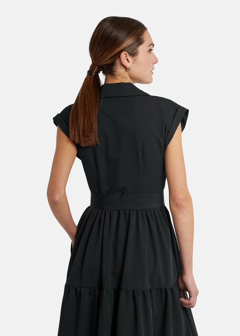 Voniwi Maxi Dress w Flounce Skirt