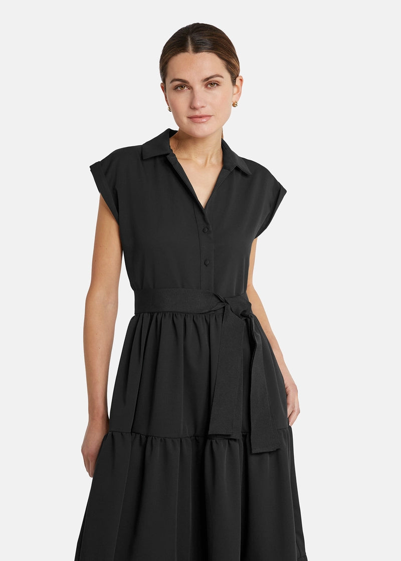 Voniwi Maxi Dress w Flounce Skirt
