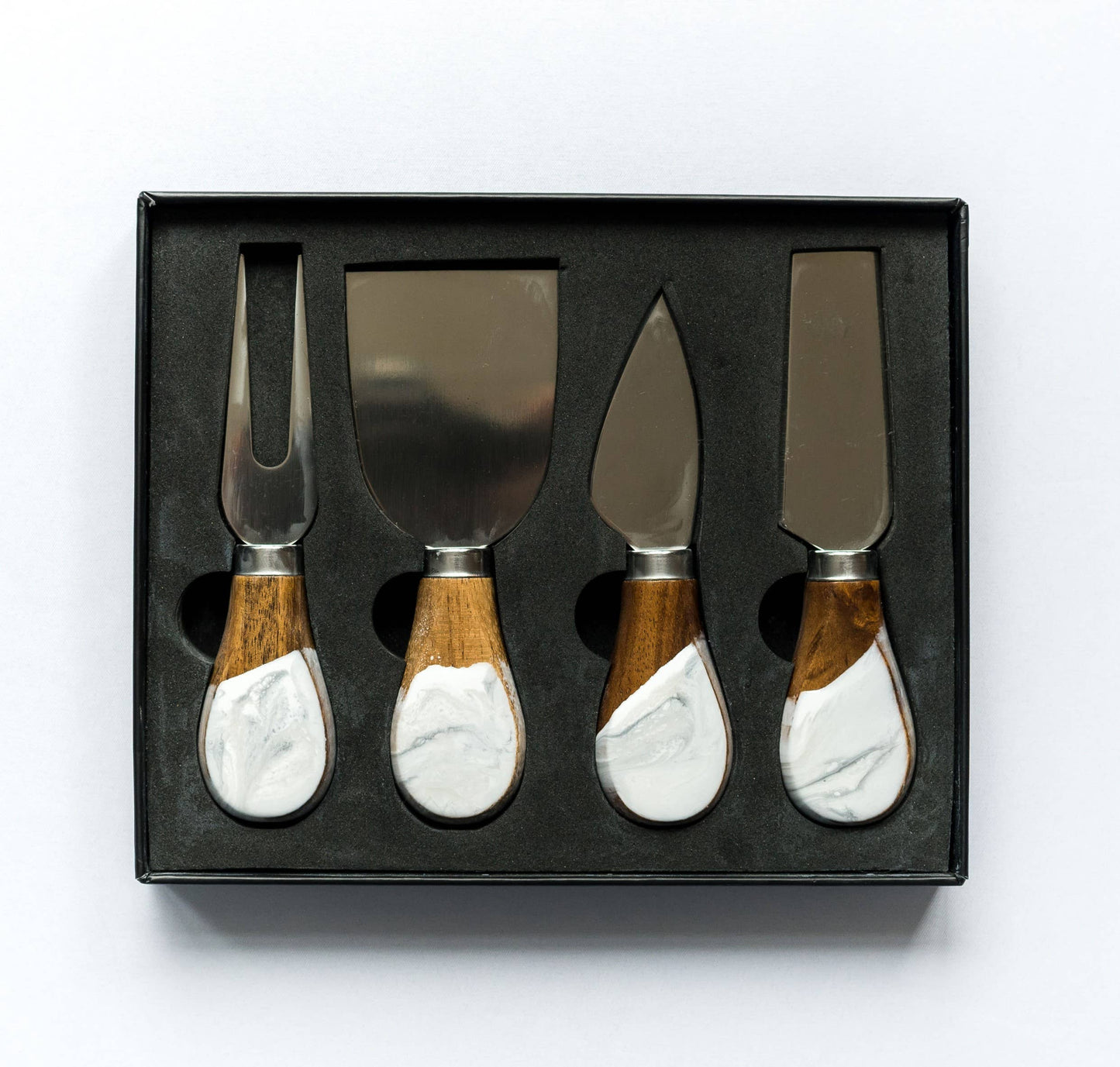 Lynn & Liana Designs Resin Coated Cheese Knife Set - Set of 4