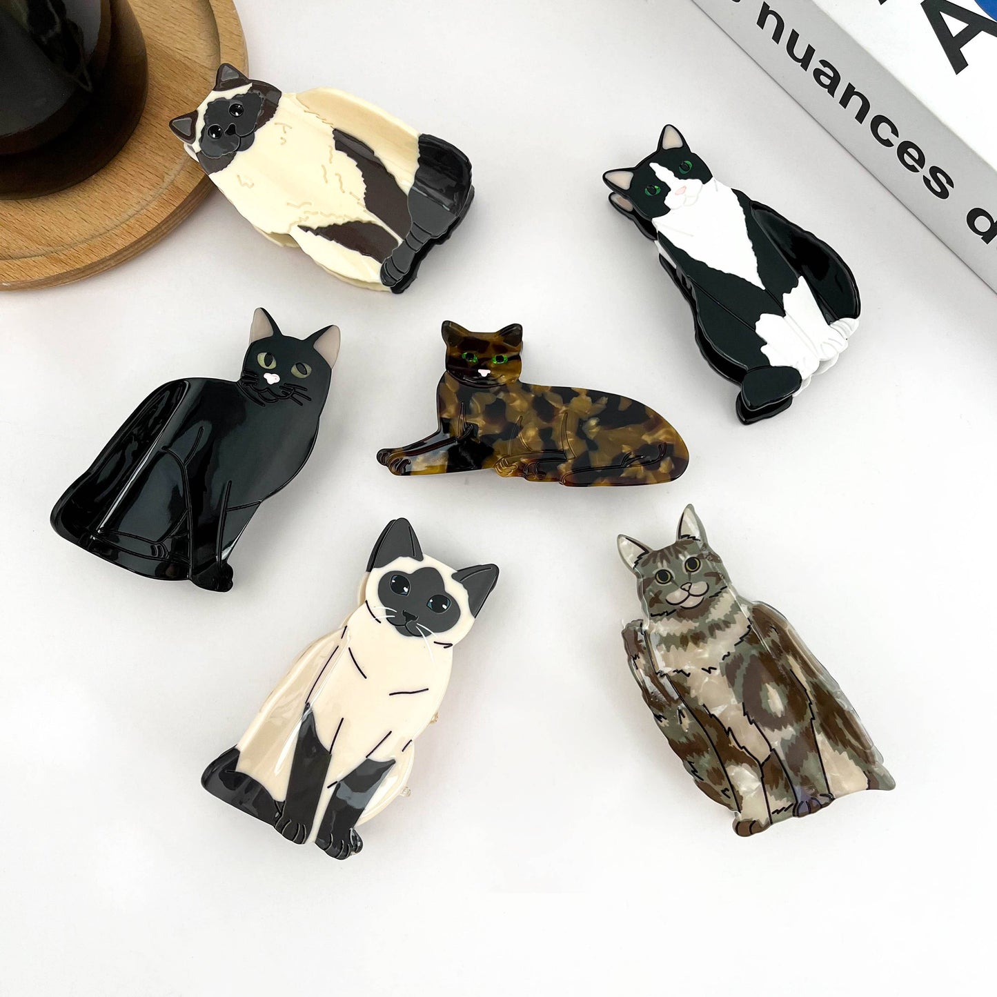 L'Atelier Collection Sitting Cat Claw Clip