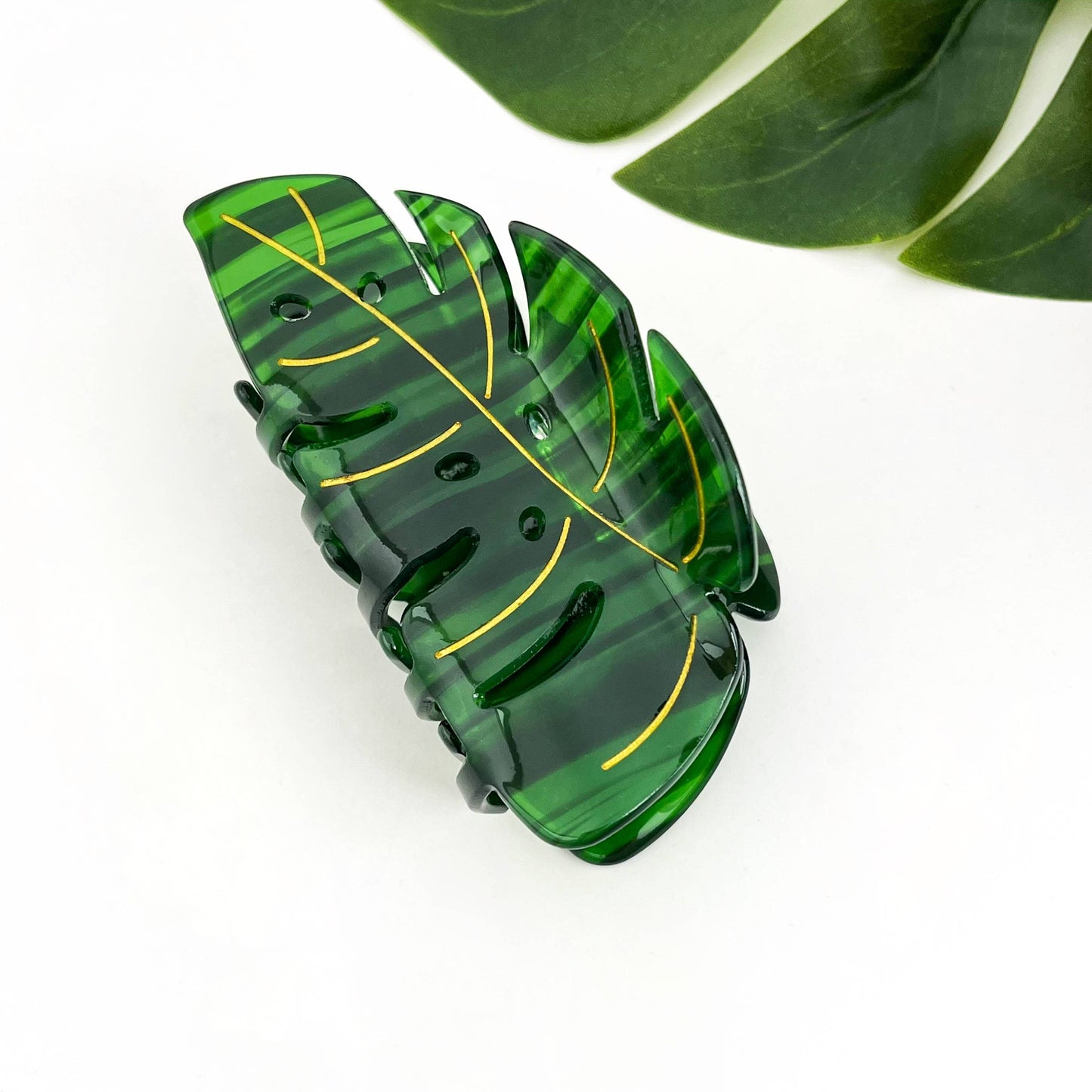 L'Atelier Collection Palm Leaf Claw Clip