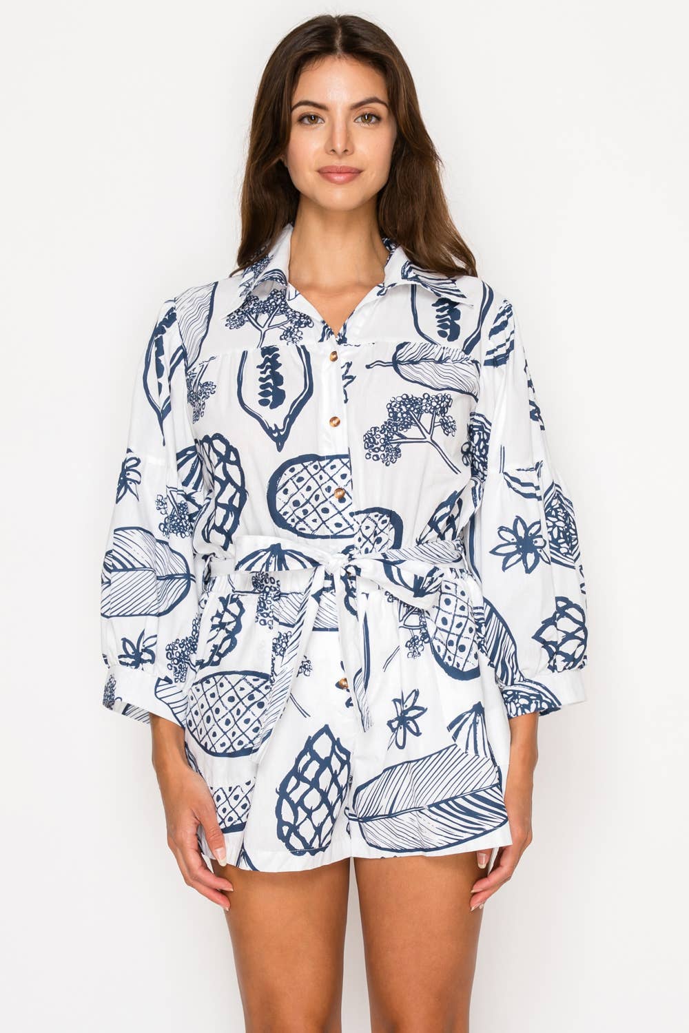 Meet Me In Santorini Fruit Delight Romper