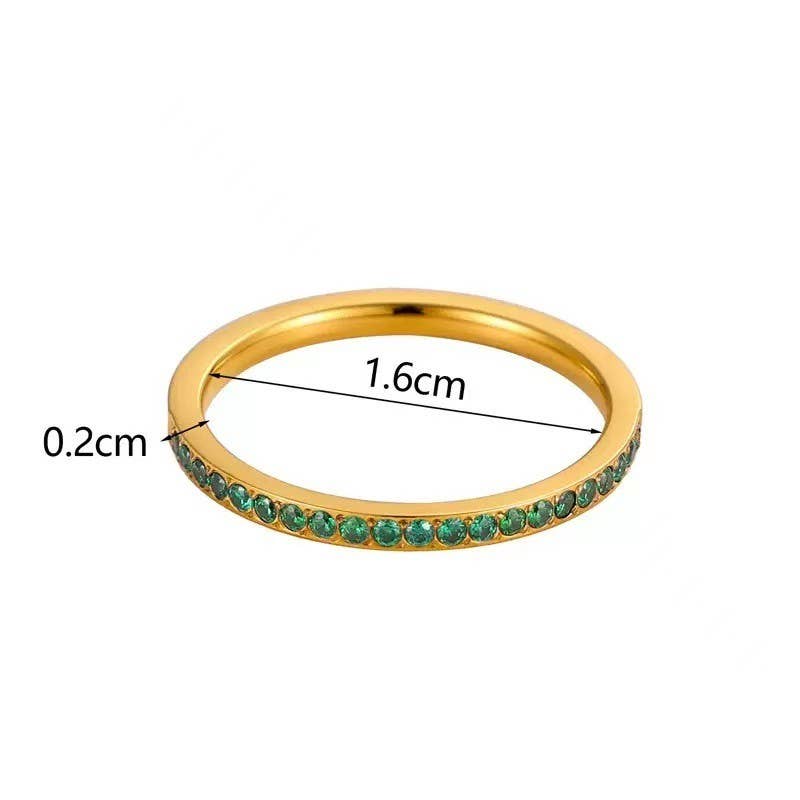 L'Atelier Collection Skinny Stone Band