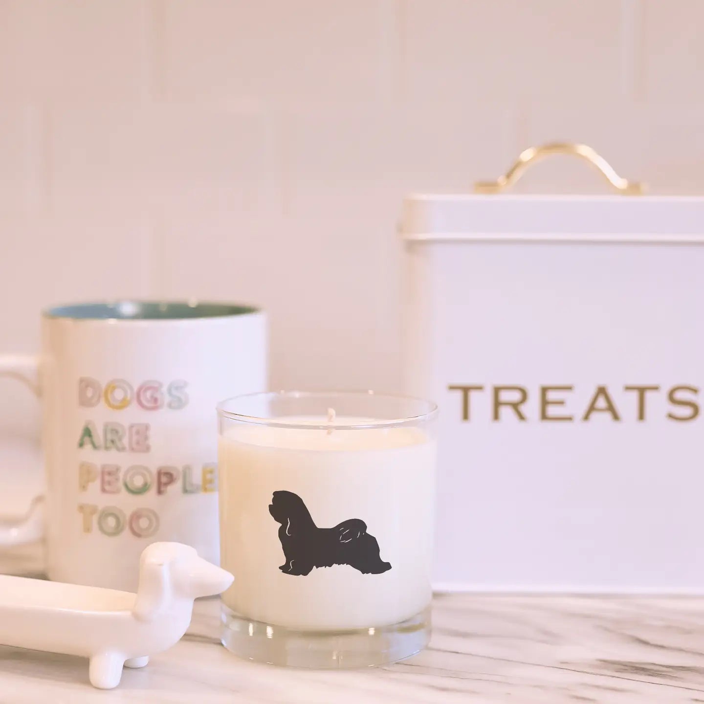 Maltese Dog Breed Soy Candle