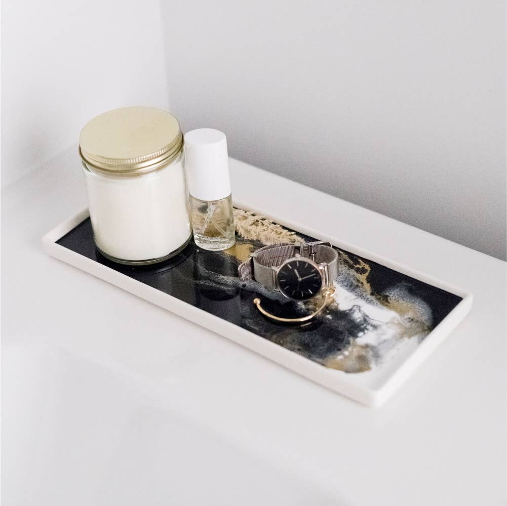 Lynn & Liana Large Ceramic Resin Trays