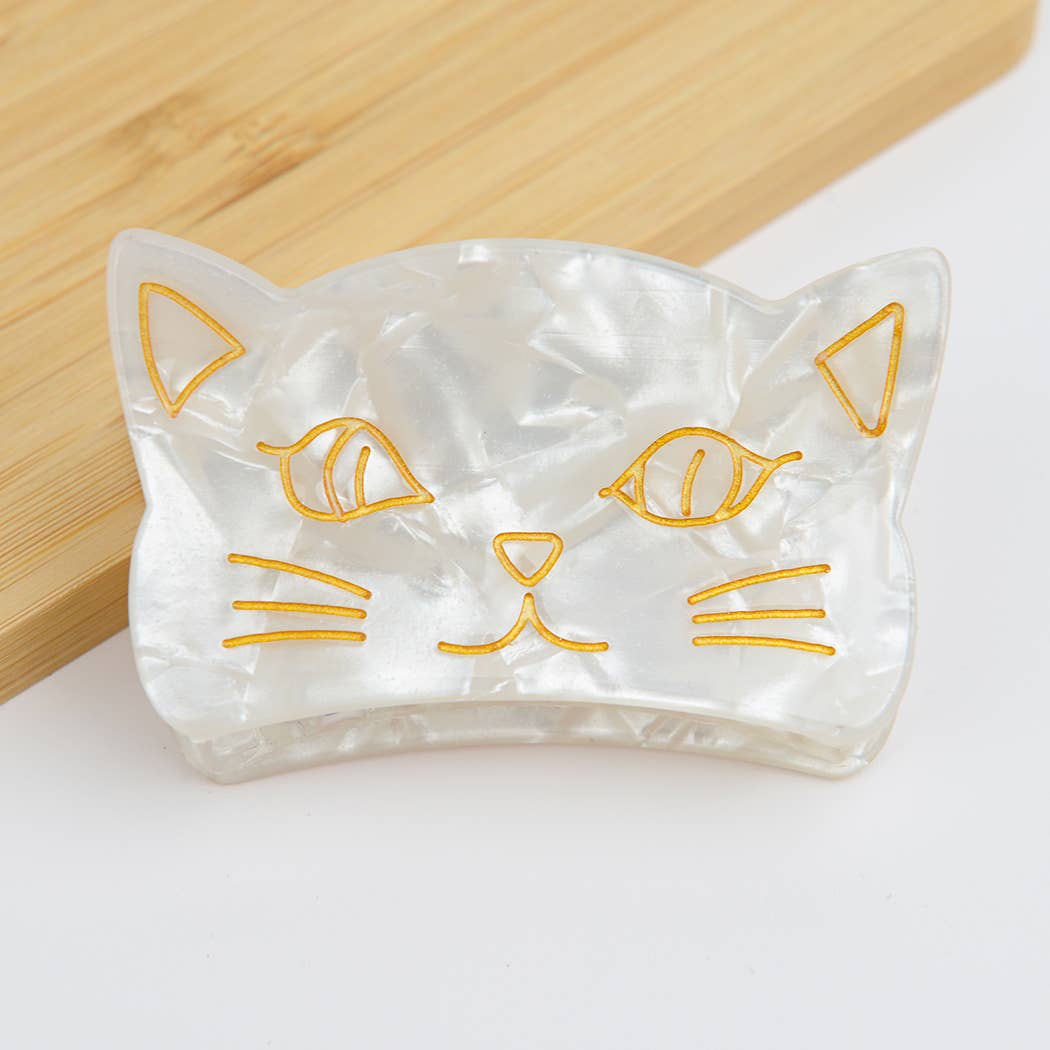 L'Atelier Collection Peeking Cat Claw Clip