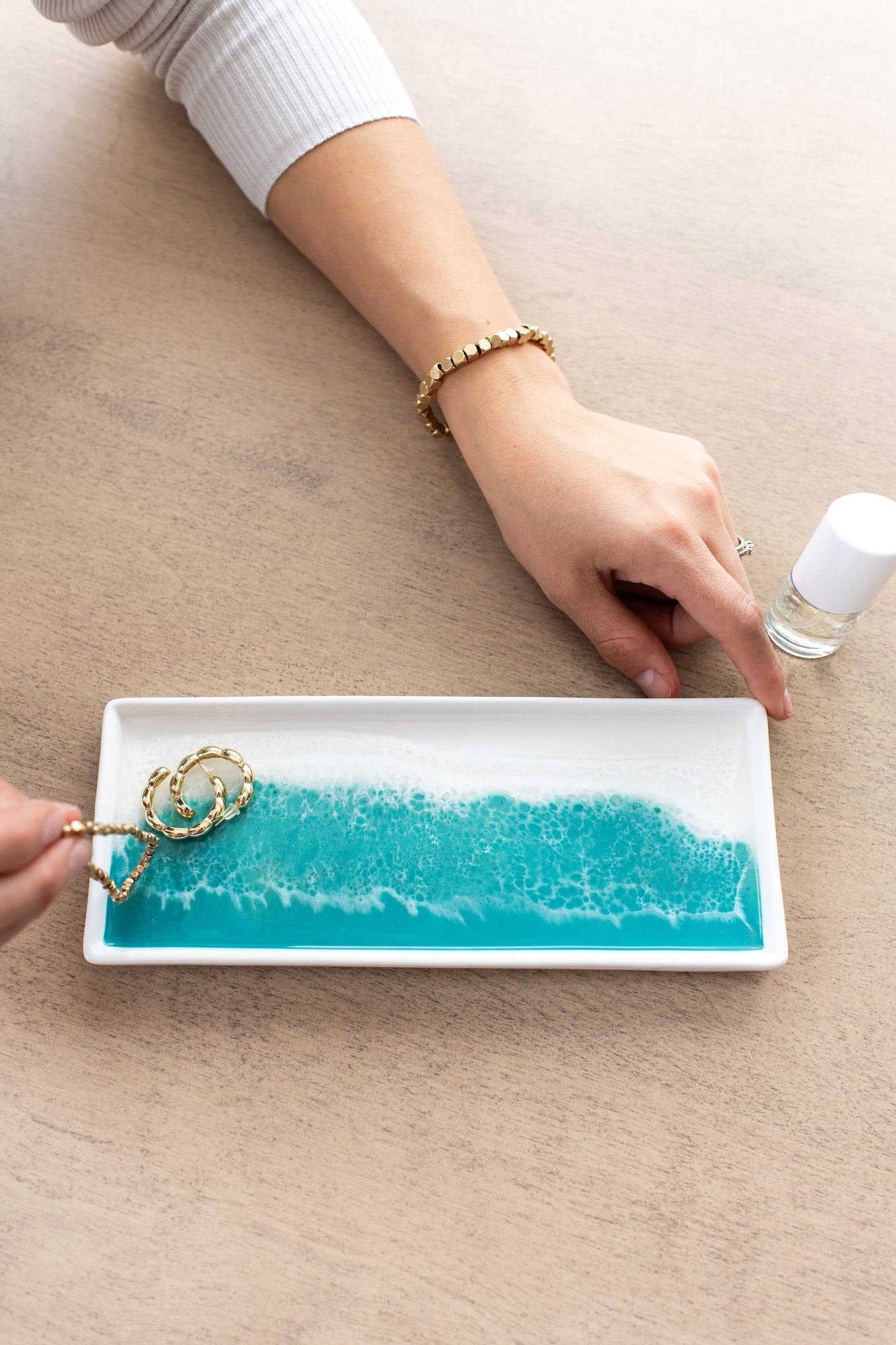 Lynn & Liana Designs Small Resin Ceramic Resin Tray